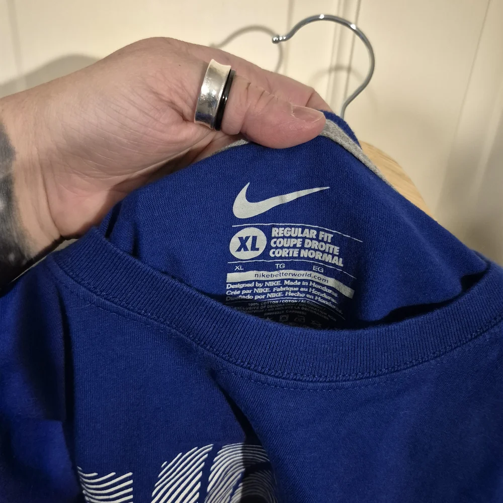 Nike Blue Long Sleeve Shirt with White Accents 1438/325